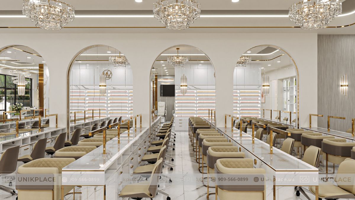 Hình Ảnh Dự Án VN Nails & Spa 2600 sqft Xây Mới 09
