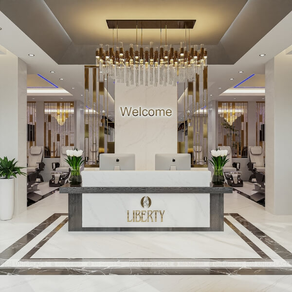Dự Án Liberty Nails & Spa 3100 sqft Xây Mới