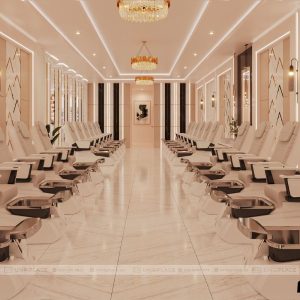 Pallazio Nails Lounge 4050 sqft New Build Project 11