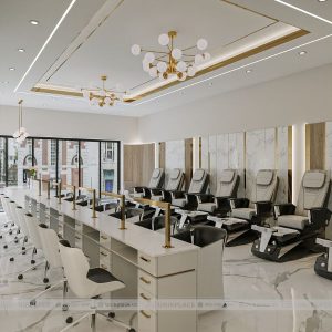 Dự Án Sai Gon Restaurant & Nail 3000 sqft Xây Mới