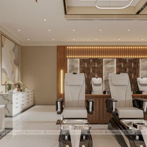 Velvet Nail Bar 2700 sqft New Build Project 04