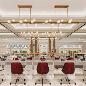 Velvet Nail Bar 2700 sqft New Build Project 08