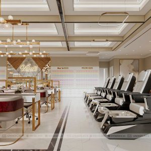 Velvet Nail Bar 2700 sqft New Build Project 10