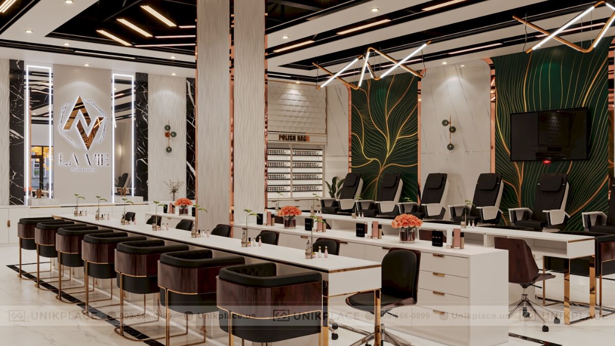 Images of La Vie Nails Lounge 2610 sqft New Build Project 06