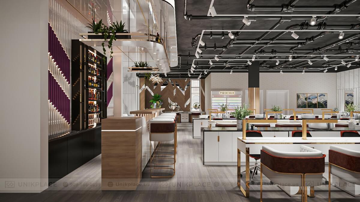Images of The Pelham Nail& Bar 3600 sqft New Build Project 04