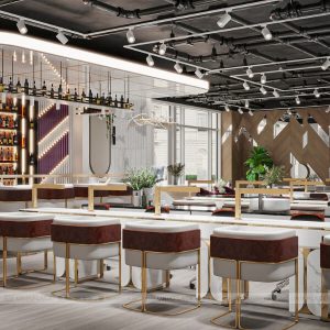 The Pelham Nail& Bar 3600 sqft New Build Project 07