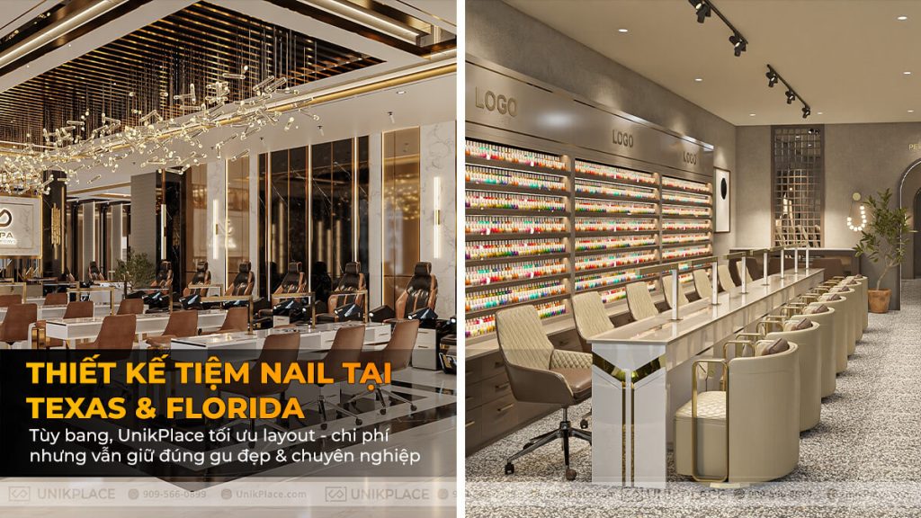 Designing Nail Salons in Texas & Florida