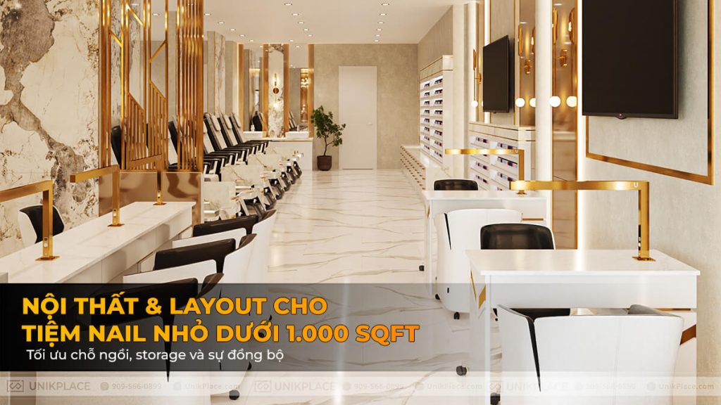 Interior & Layout for Small Salons (under 1,000 sqft)